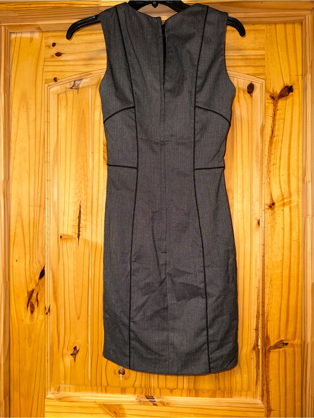 H&M Charcoal Gray Sleeveless Sheath Dress